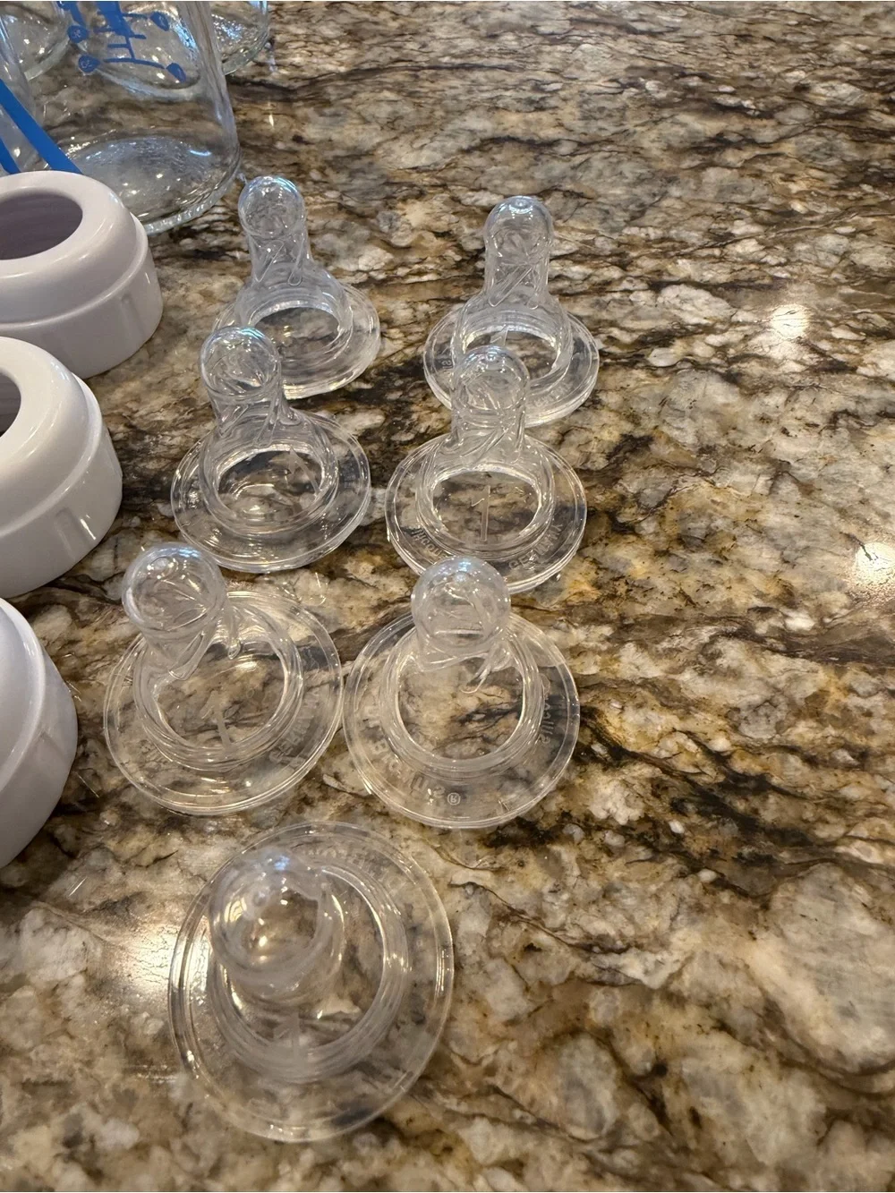 Dr. Browns Glass Baby Bottle Lot—anti colic/anti reflux